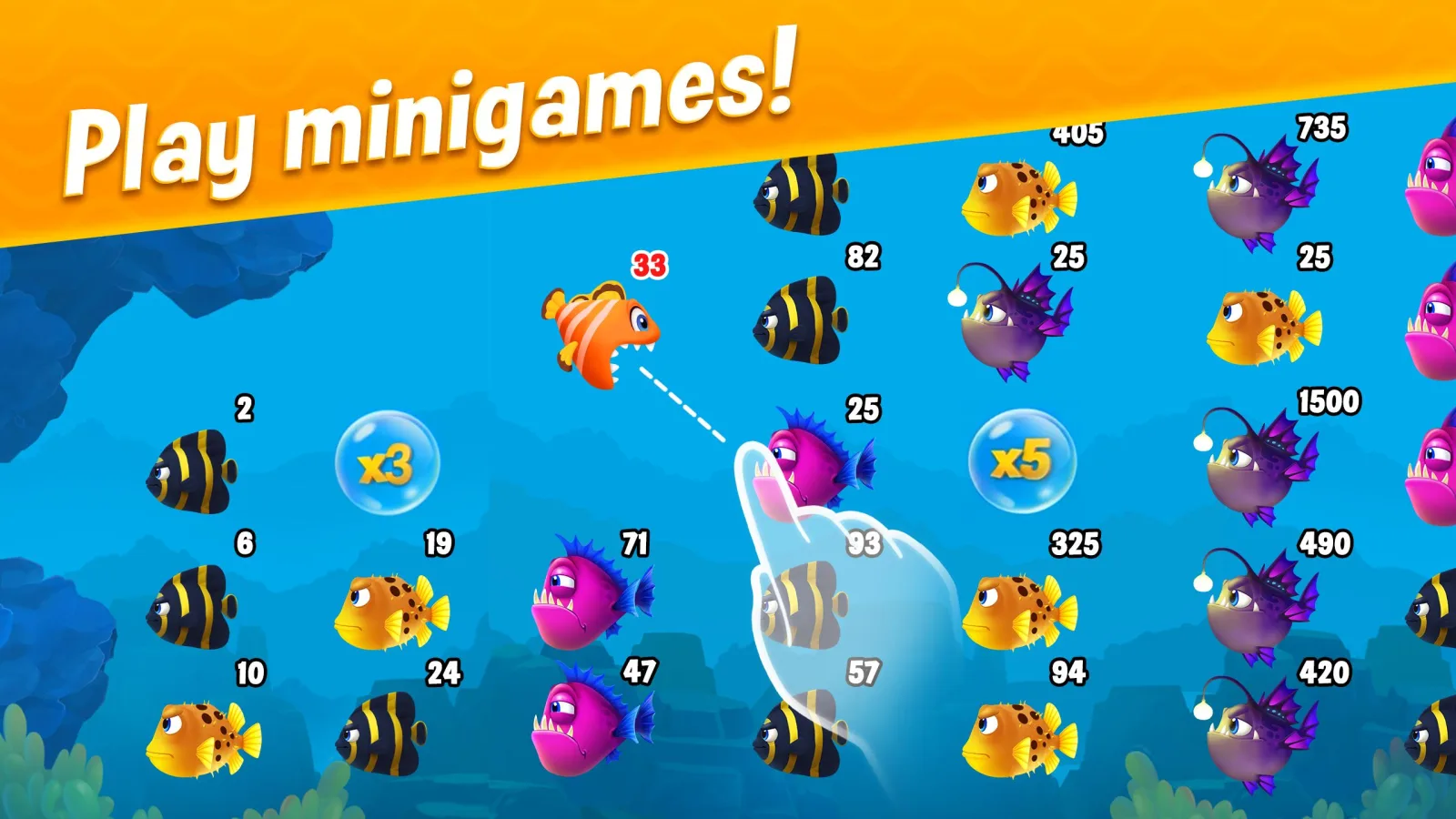 Game screenshot Fishdom mod Game screenshot Fishdom mod
