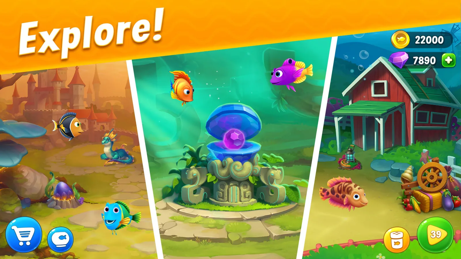 Game screenshot Fishdom cheats Game screenshot Fishdom cheats