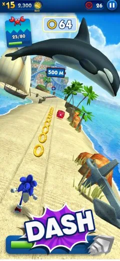 Game screenshot Sonic Dash apk