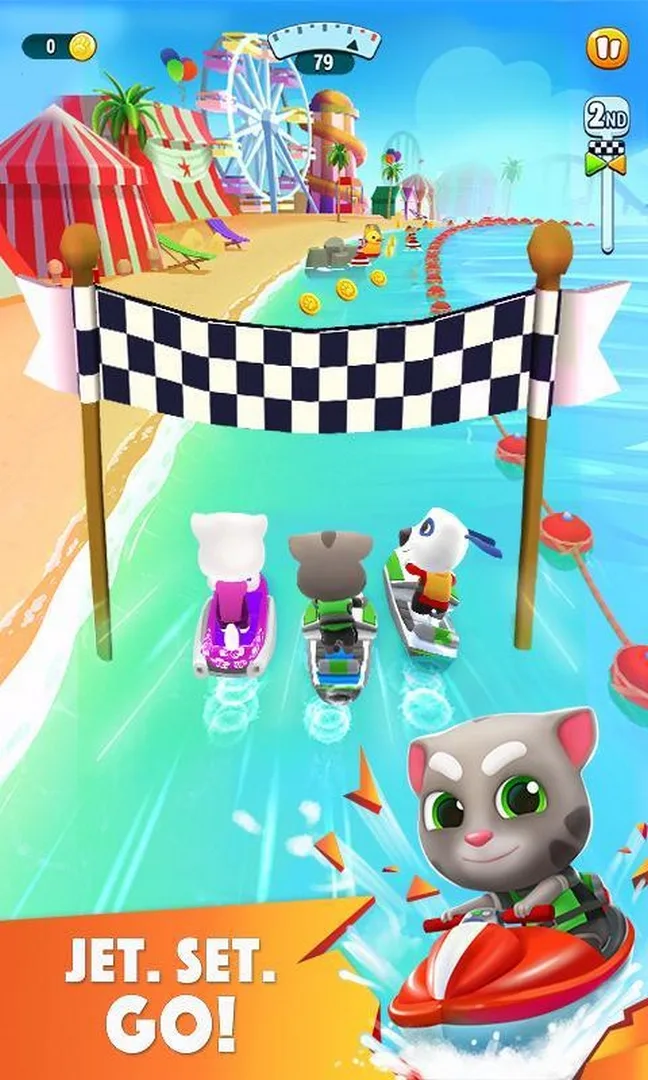 Game screenshot Talking Tom Jetski 2 mod apk Game screenshot Talking Tom Jetski 2 mod apk
