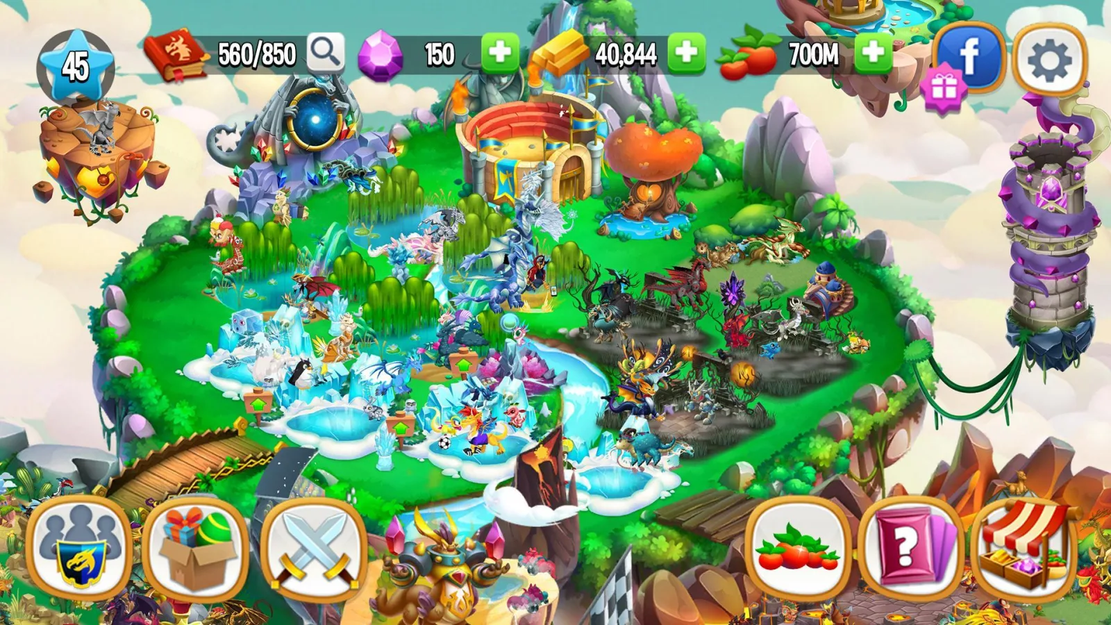 Game screenshot Dragon City cracked Game screenshot Dragon City cracked