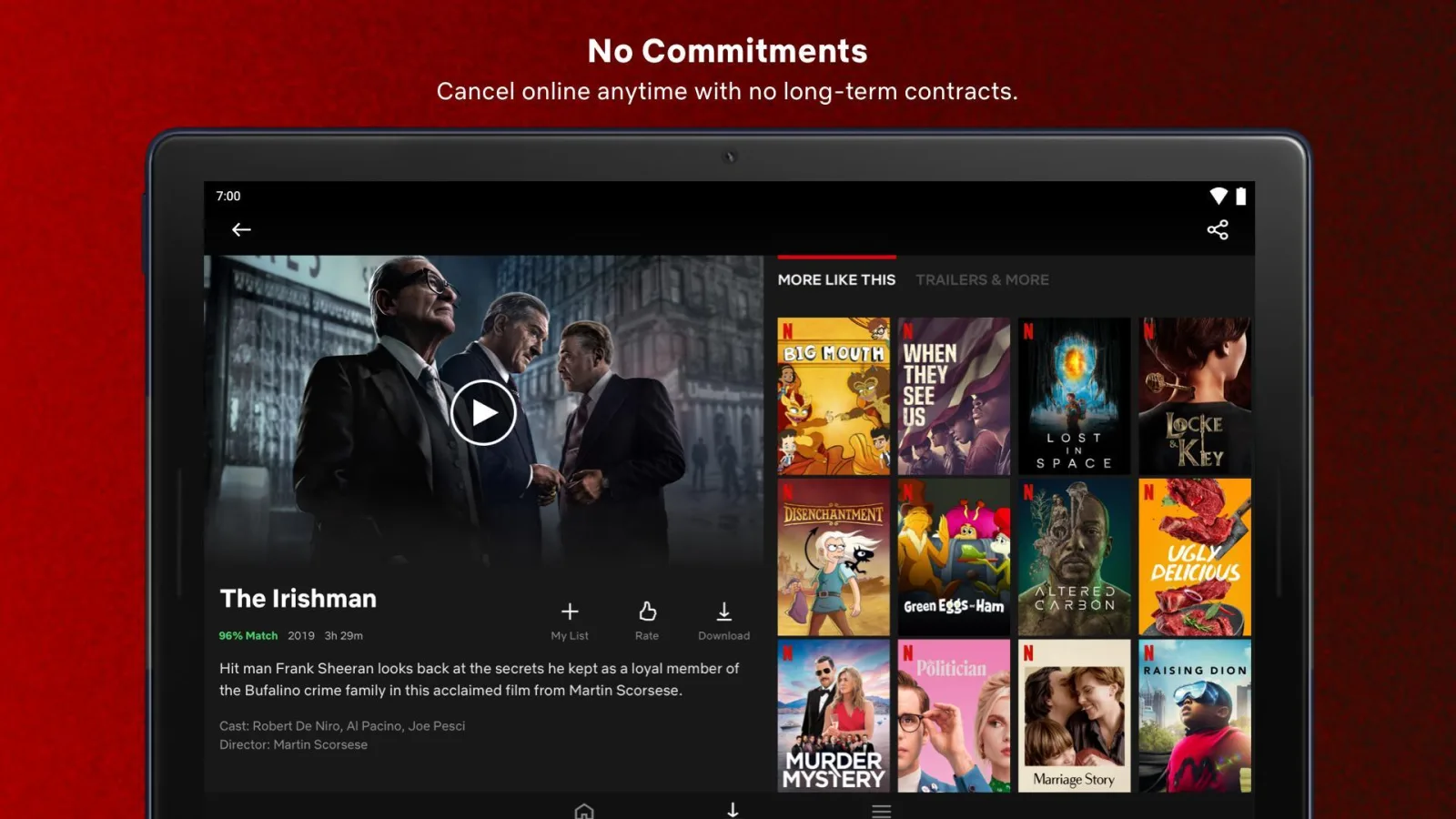 Screenshot Netflix for Android Screenshot Netflix for Android