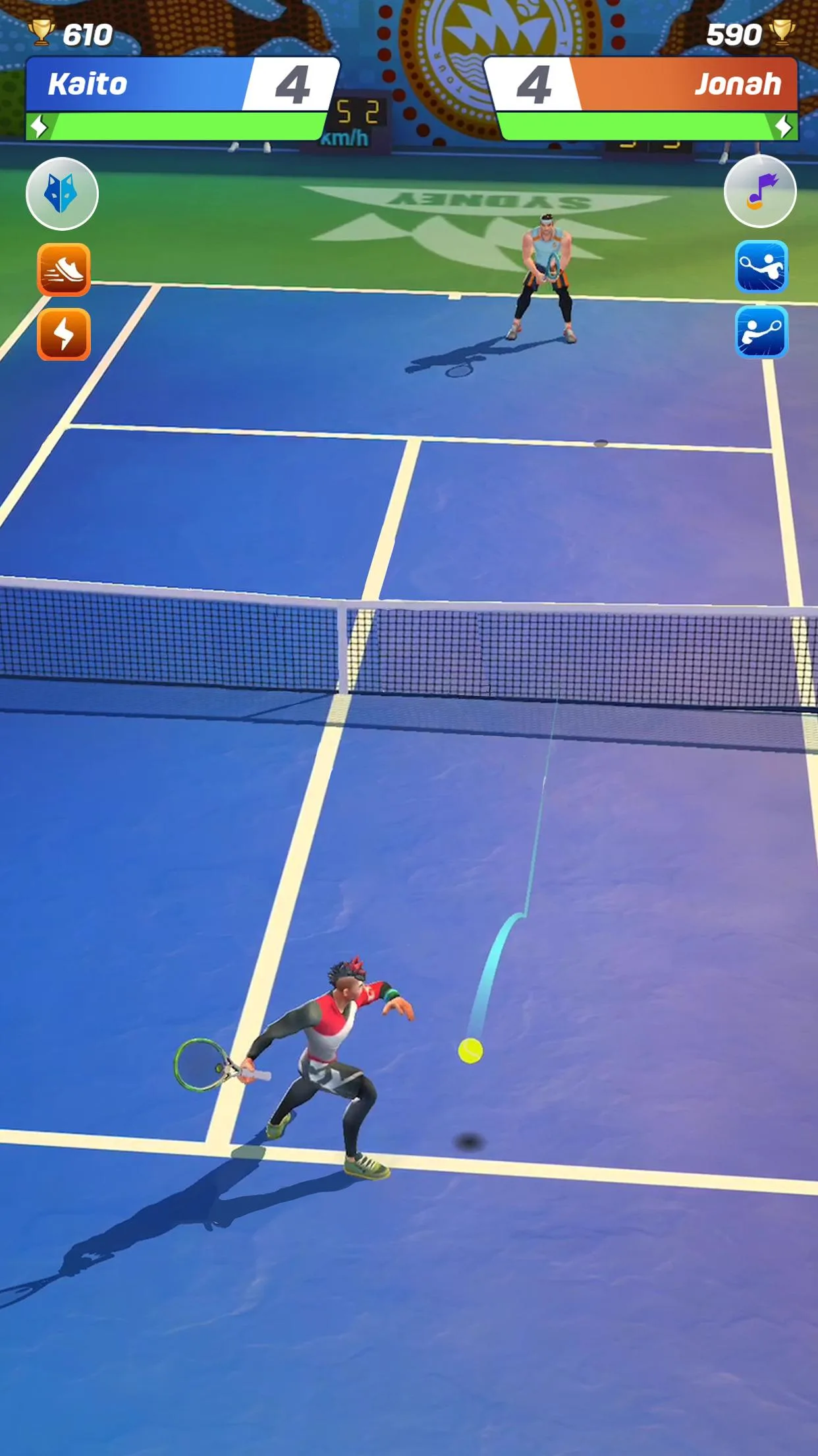 Game screenshot human: tennis clash mod Game screenshot human: tennis clash mod