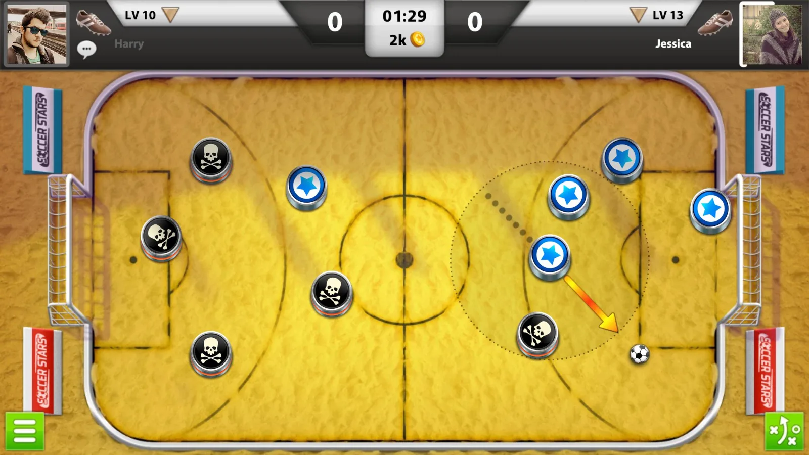Game screenshot Soccer Stars cheats Game screenshot Soccer Stars cheats