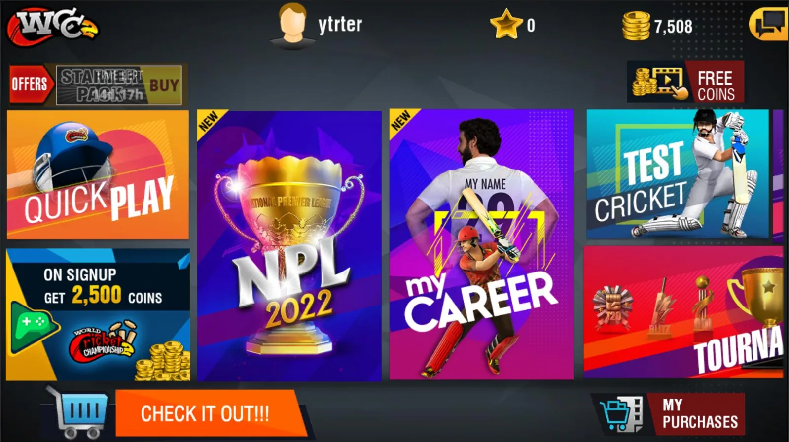 Game screenshot World Cricket Championship 2 mod apk Game screenshot World Cricket Championship 2 mod apk