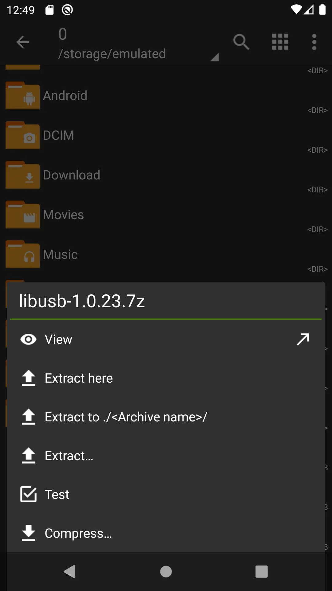 Screenshot ZArchiver Pro mod Screenshot ZArchiver Pro mod