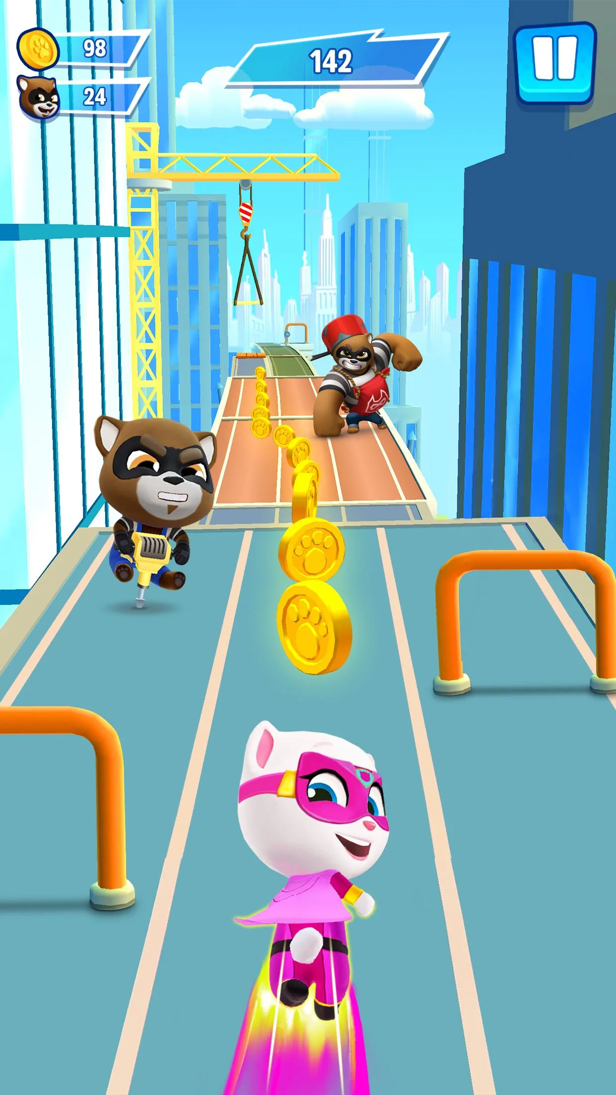 Game screenshot Talking Tom Hero Dash mod apk Game screenshot Talking Tom Hero Dash mod apk