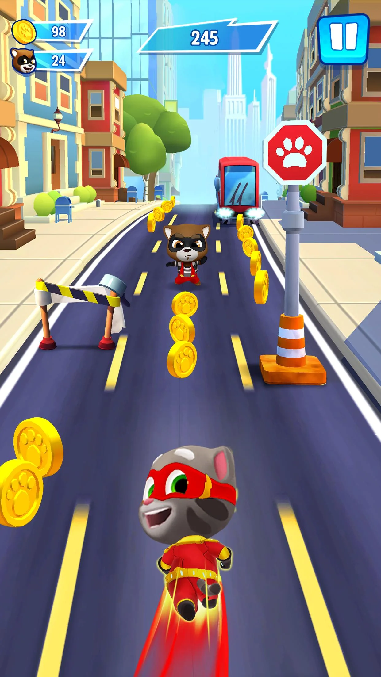 Game screenshot Talking Tom Hero Dash mod Game screenshot Talking Tom Hero Dash mod