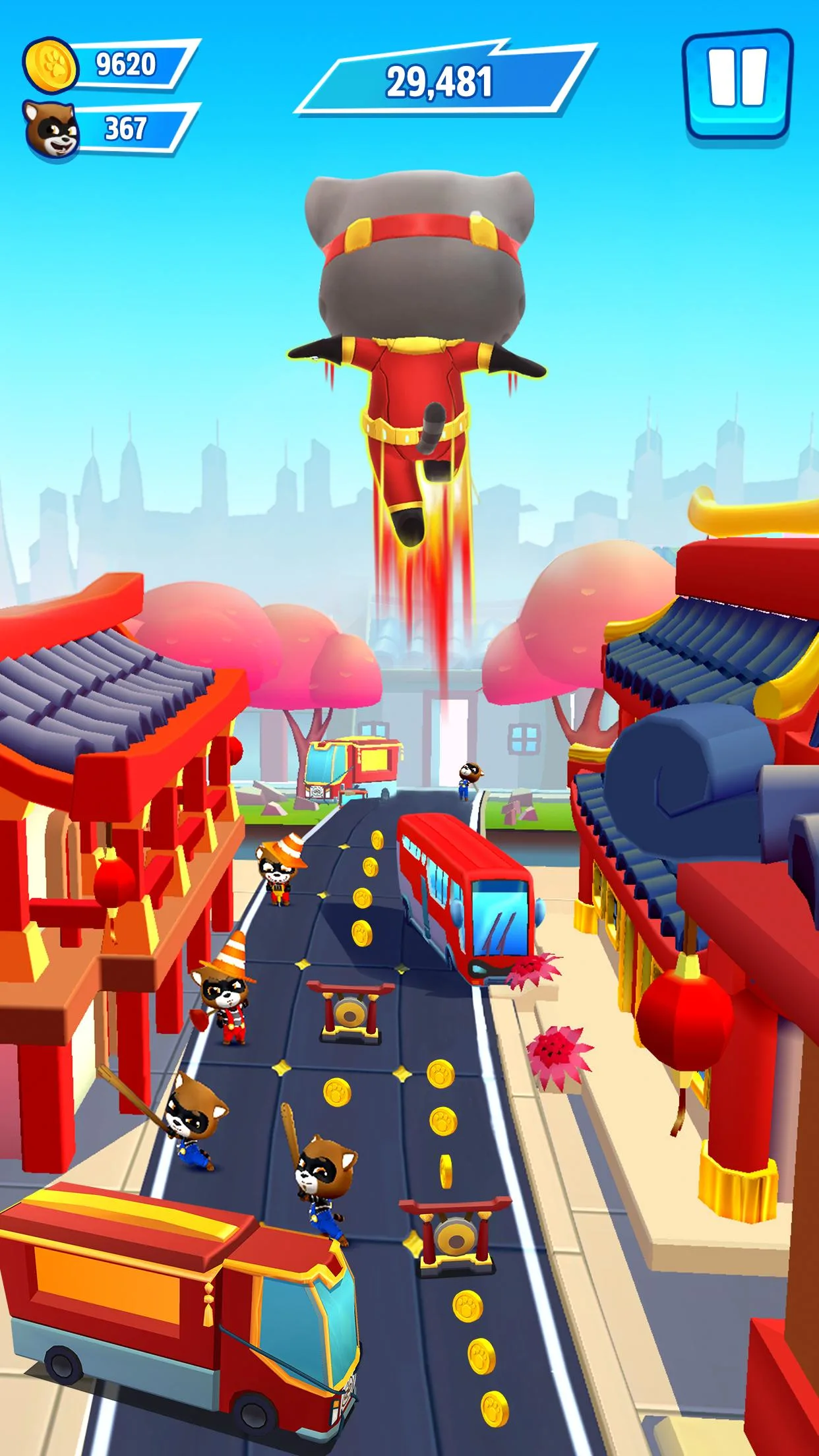 Game screenshot Talking Tom Hero Dash apk Game screenshot Talking Tom Hero Dash apk