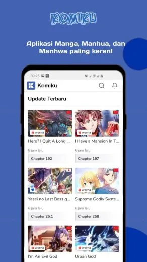 Screenshot Komiku