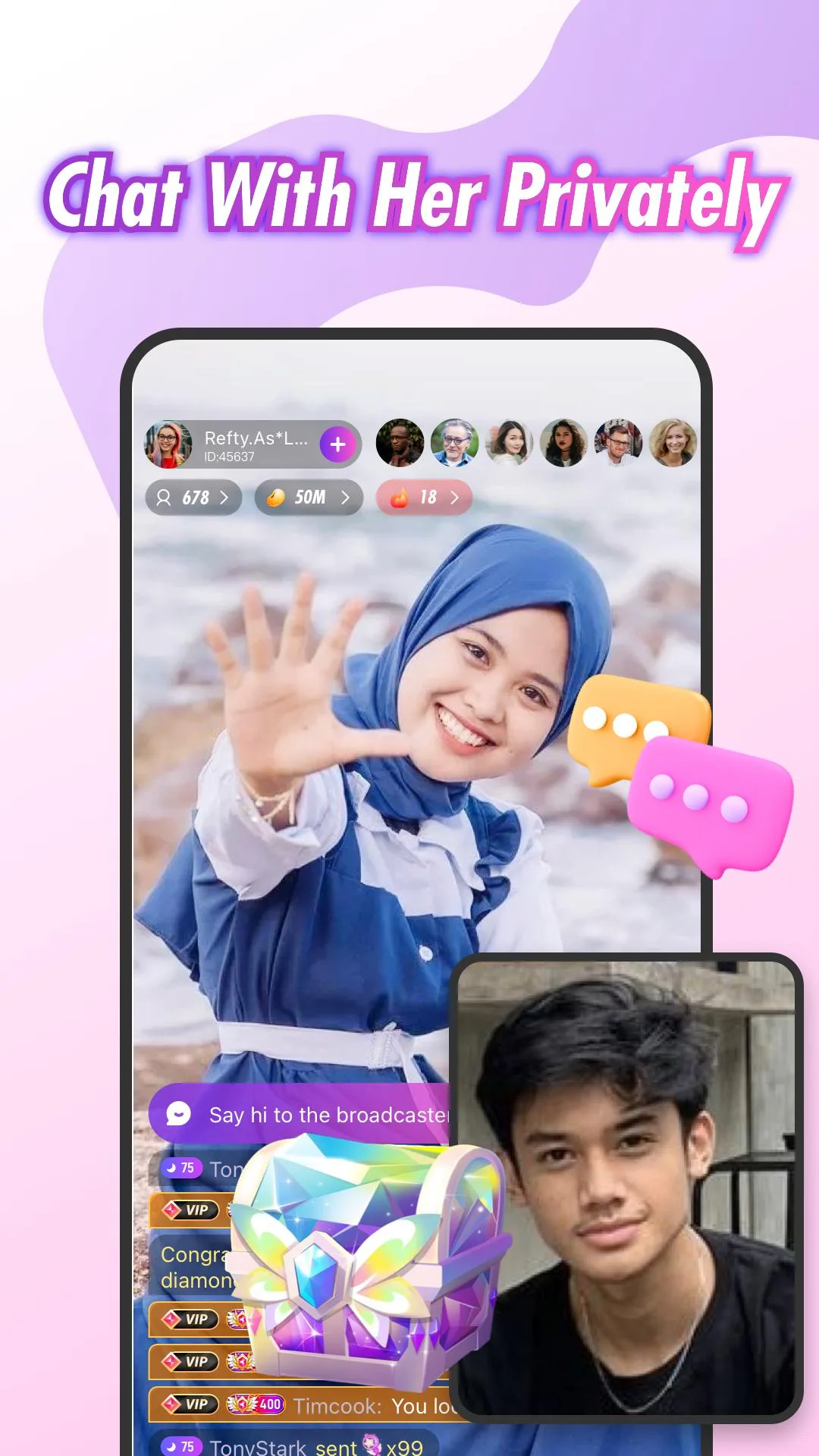 Screenshot apk Mango live Screenshot apk Mango live