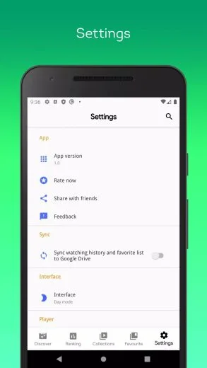Screenshot AnimeFox app