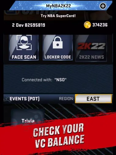Game screenshot MyNBA2K22 android