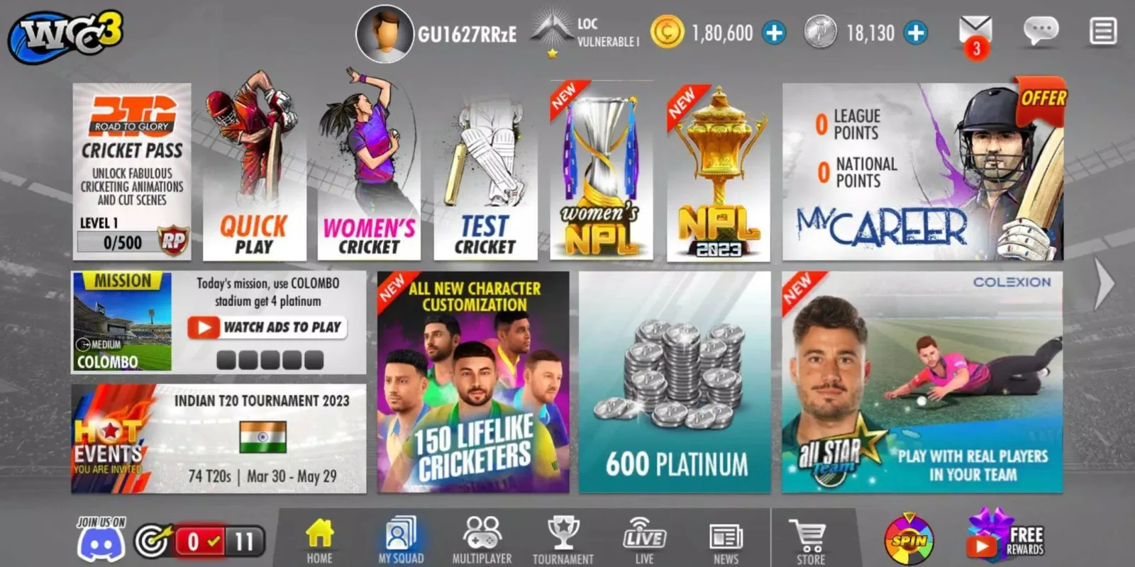 Game screenshot World Cricket Championship 3 apk Game screenshot World Cricket Championship 3 apk