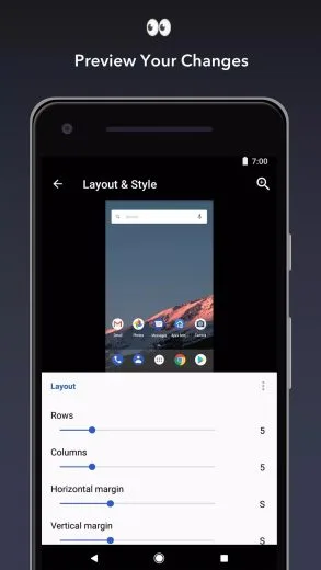 Screenshot Apex Launcher app