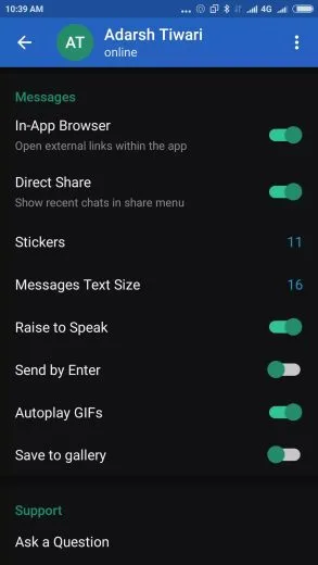 Screenshot Gb whatsApp latest version