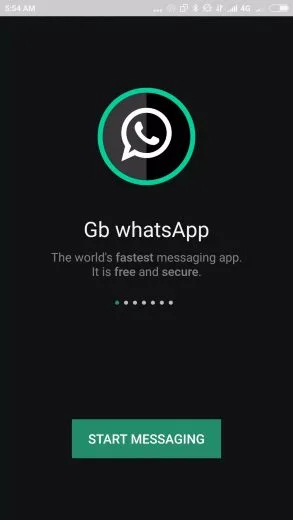 Screenshot Gb whatsApp