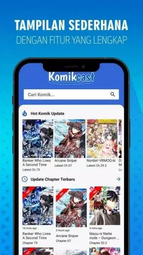 Screenshot Komikcast application