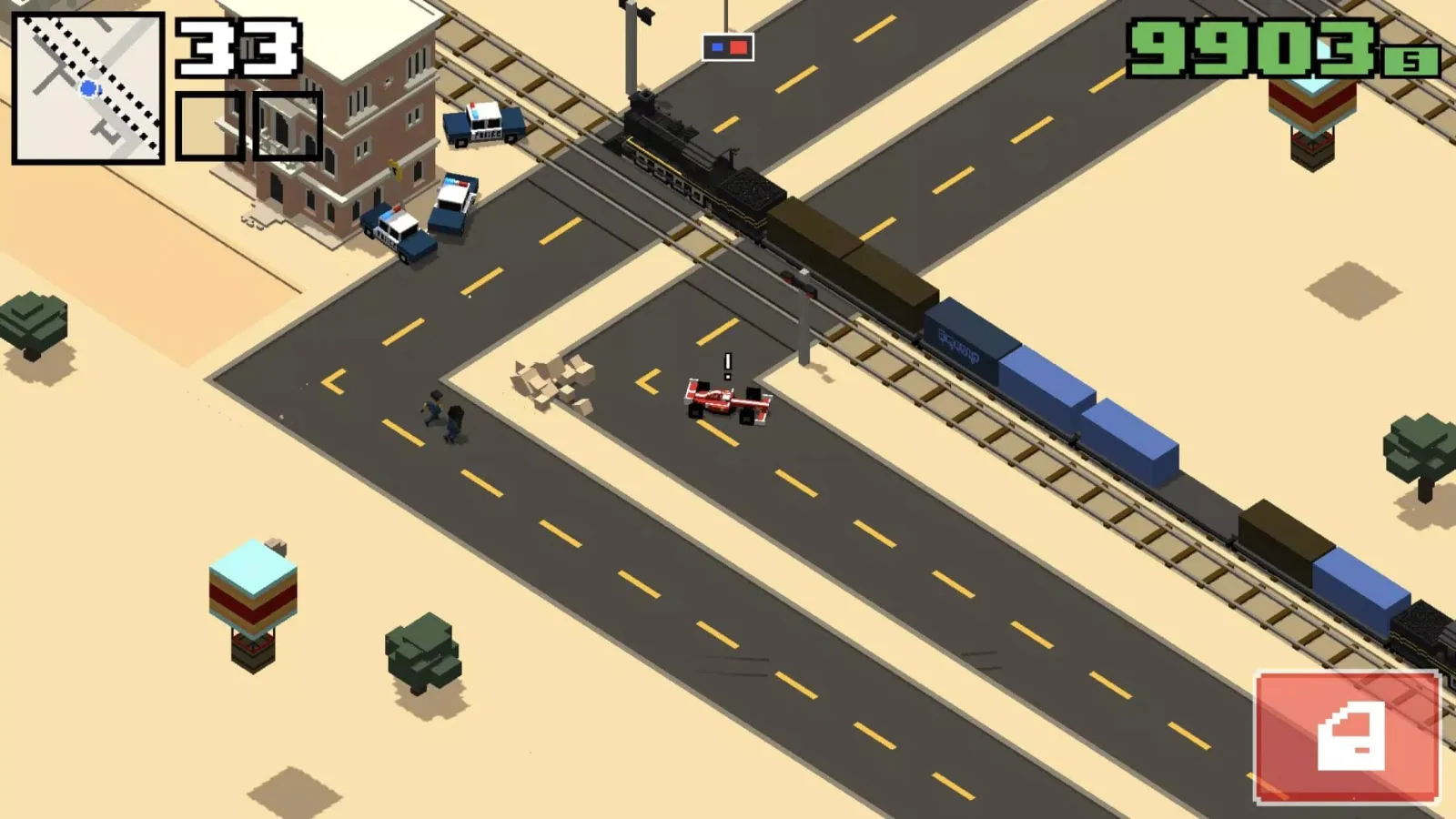 Smashy Road: Wanted 2 Mod (Unlimited Money) Android screenshot 5 Smashy Road: Wanted 2 Mod (Unlimited Money) Android screenshot 5