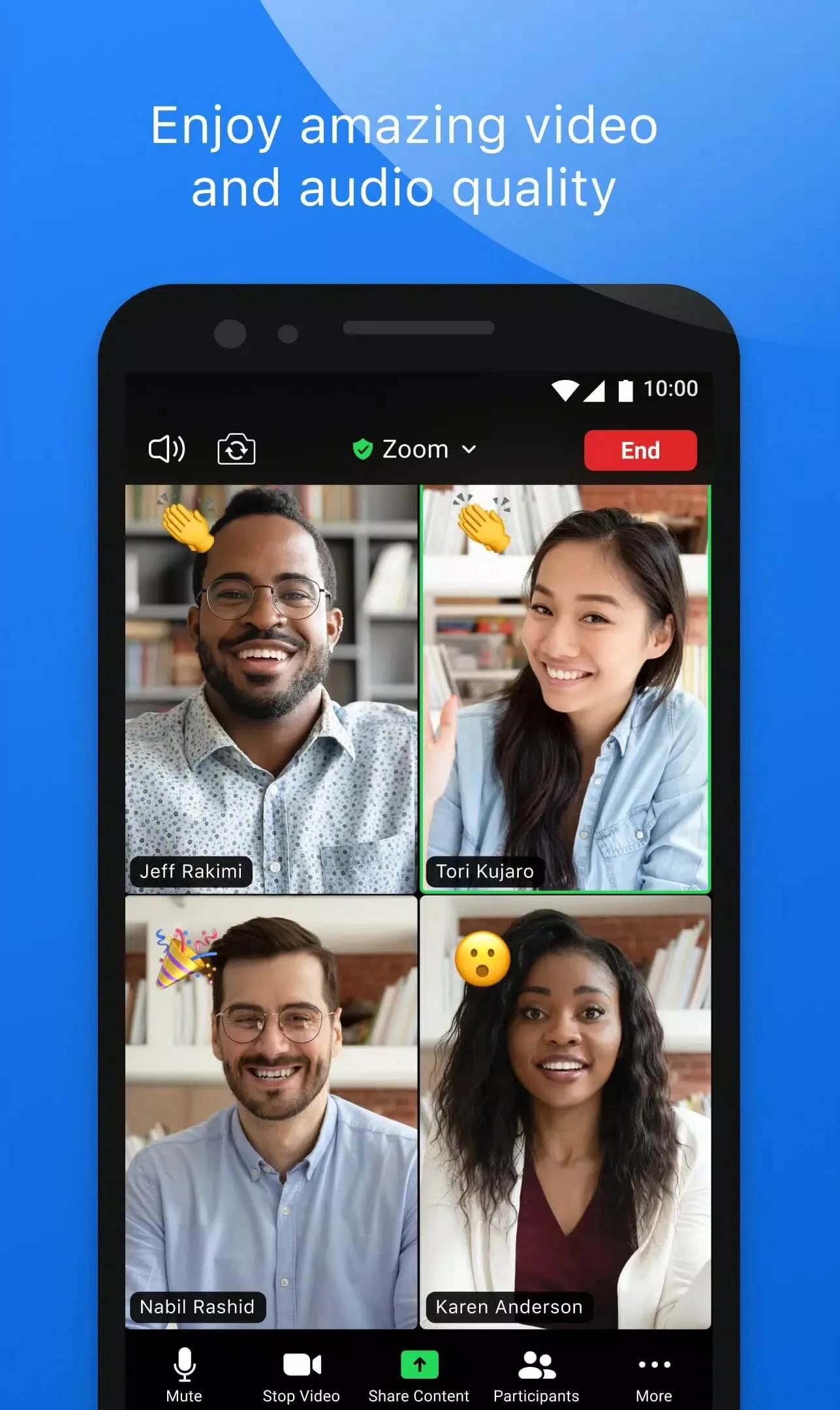 Screenshot Zoom app Screenshot Zoom app