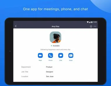 Screenshot Zoom Apps