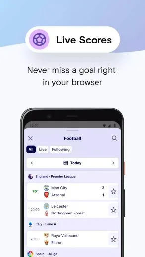Screenshot Opera Mini for Android