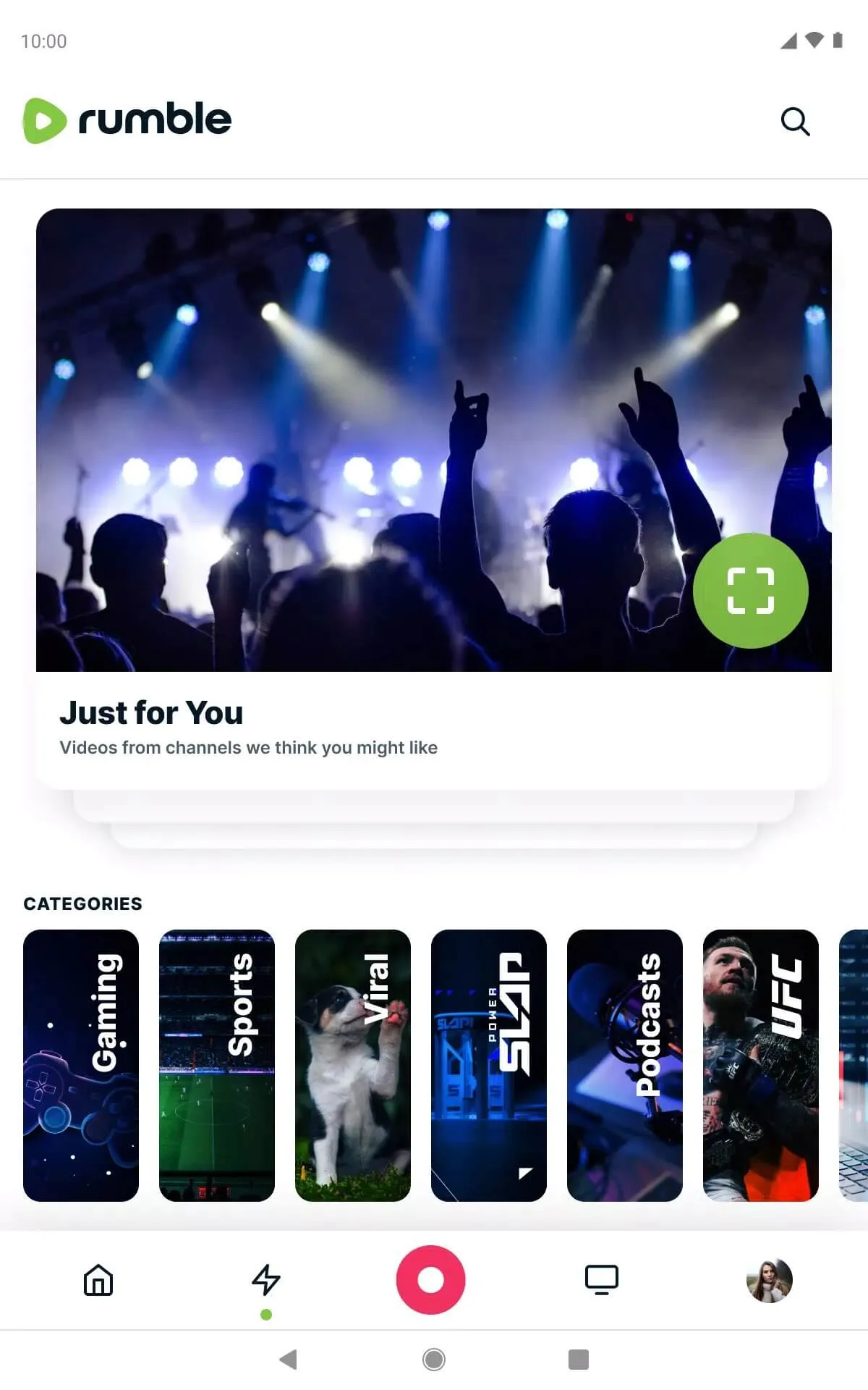 Screenshot Rumble Apps Screenshot Rumble Apps