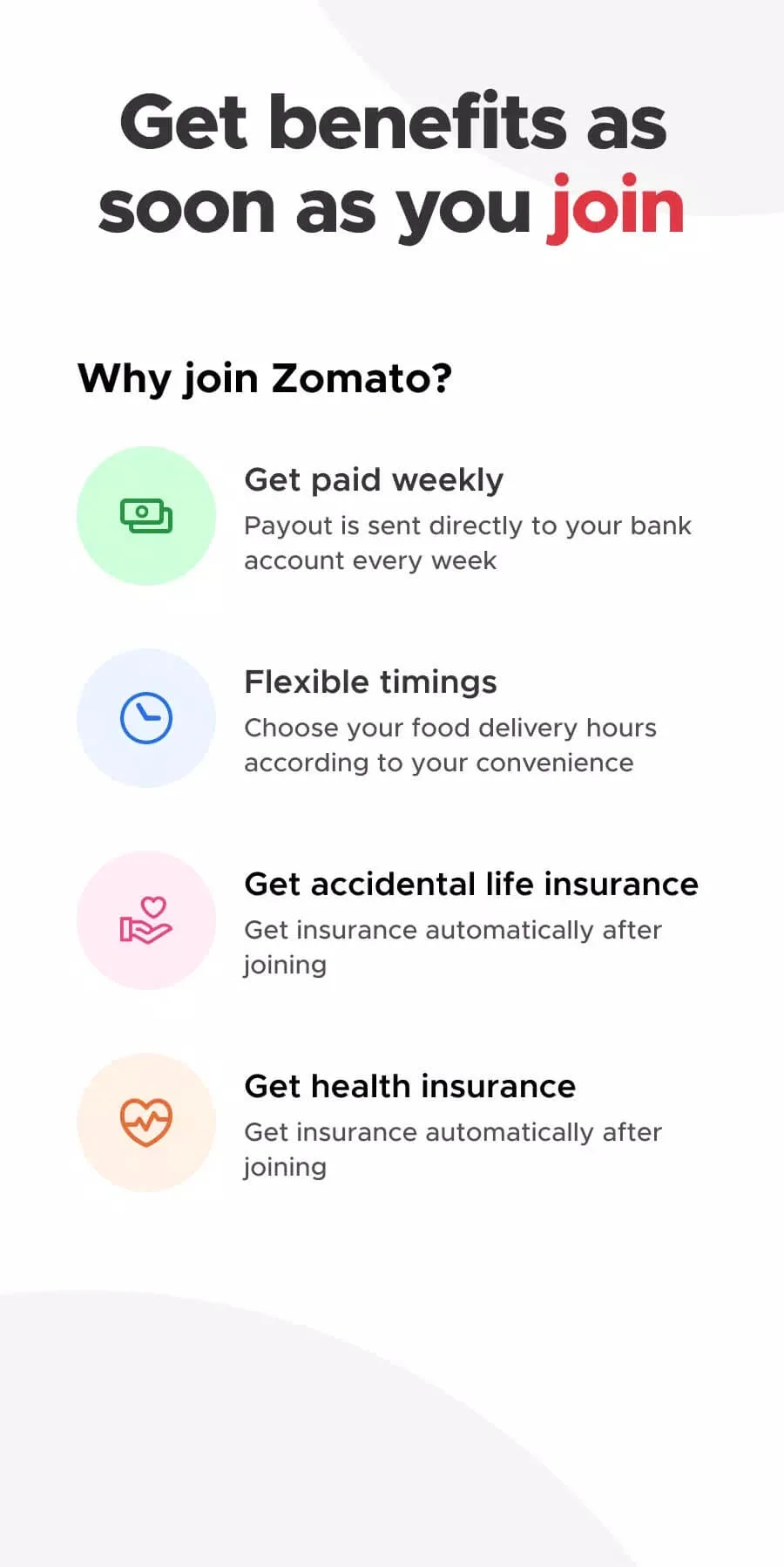 Screenshot Zomato Delivery Partner app Screenshot Zomato Delivery Partner app
