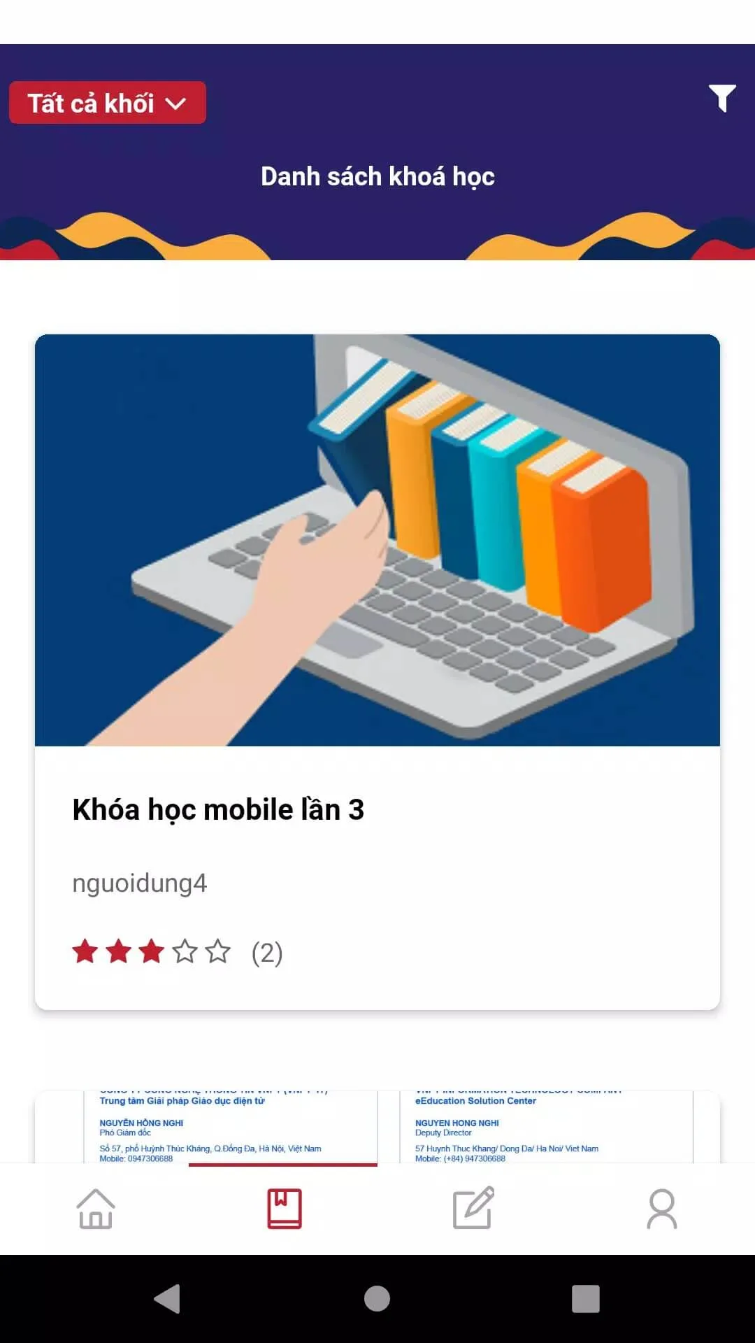 Screenshot vnEdu LMS apk Screenshot vnEdu LMS apk