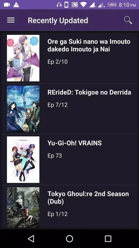 Screenshot 9Anime app