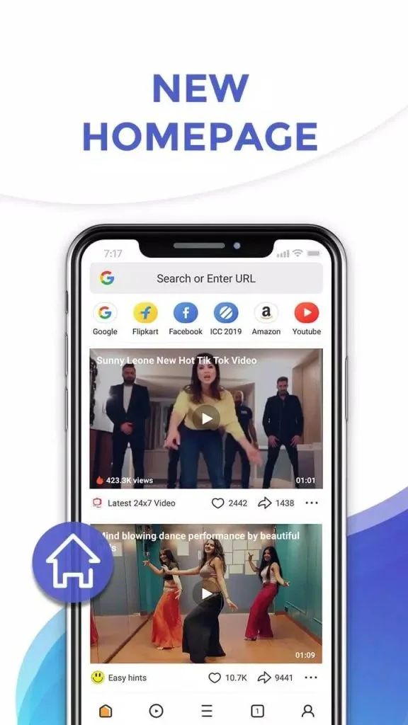 Screenshot UC Mini application