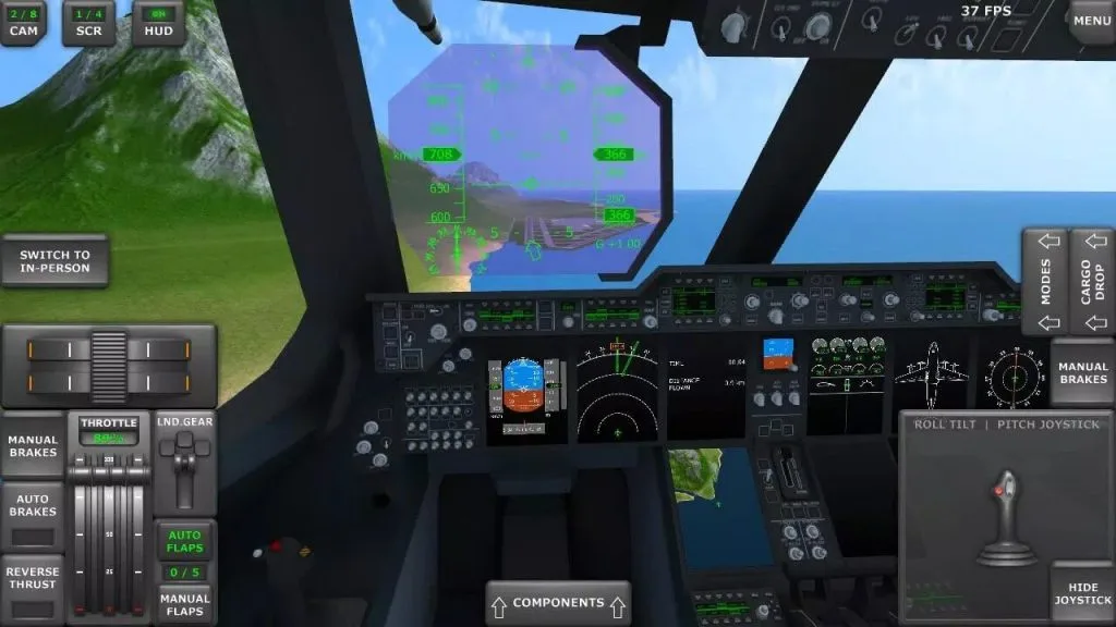 Game screenshot Turboprop Flight Simulator apk