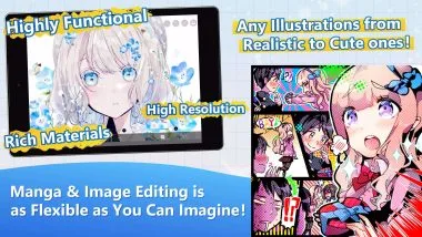 Screenshot ibis Paint X application