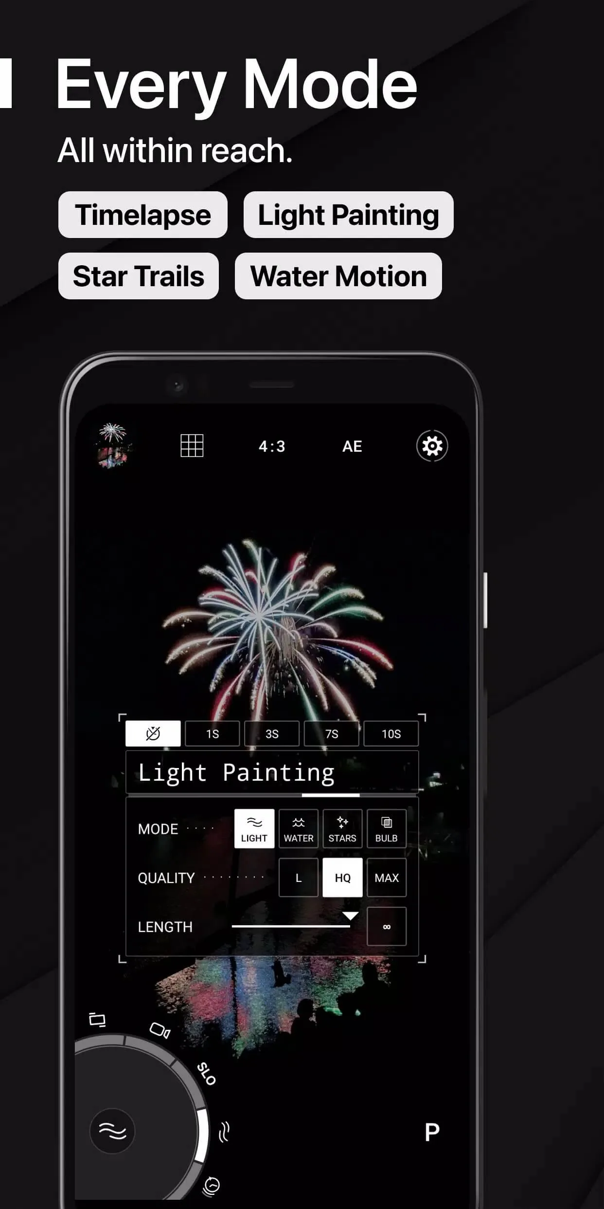 Screenshot ProShot application Screenshot ProShot application