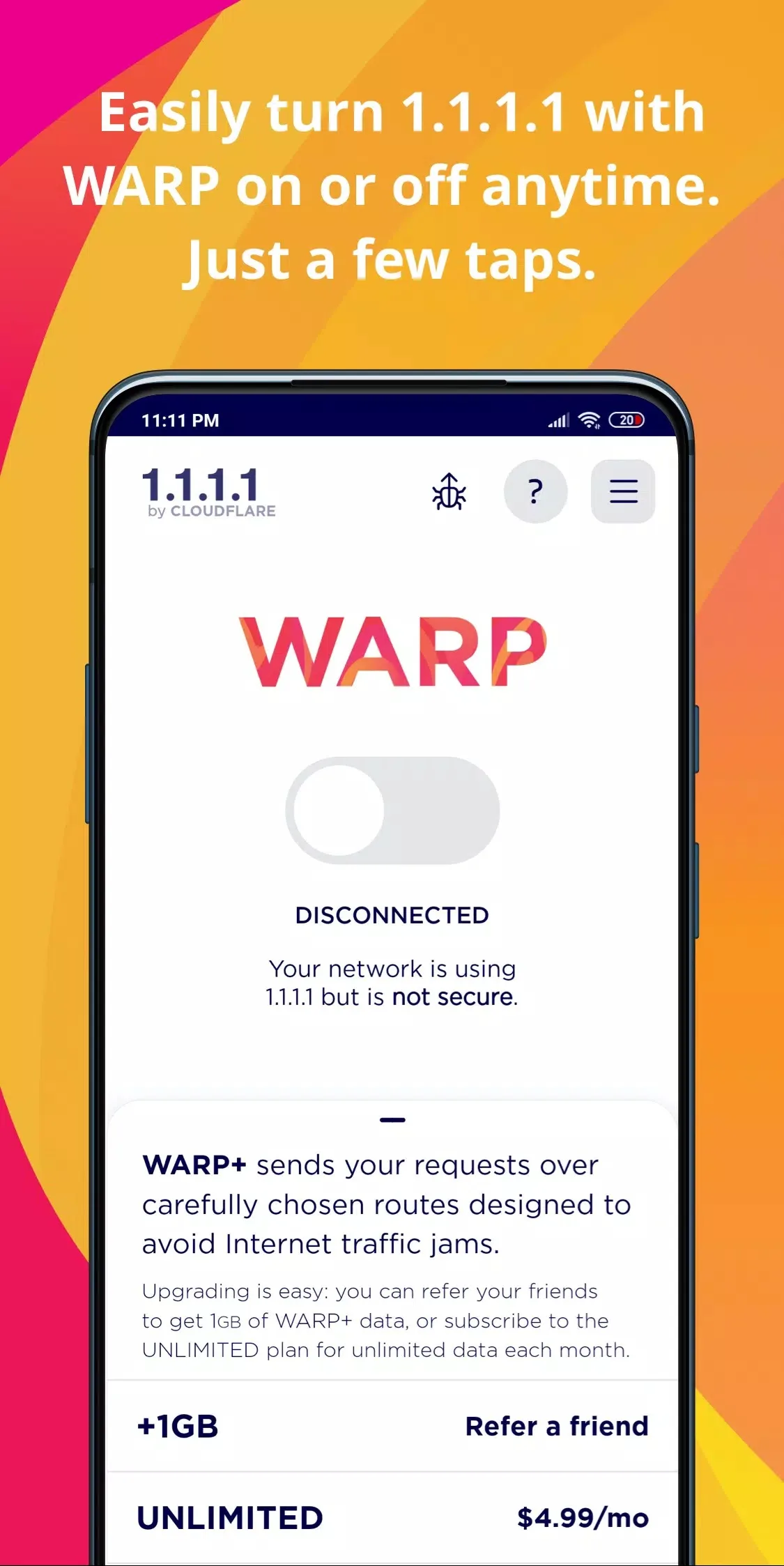 Screenshot 1.1.1.1 DNS mod apk Screenshot 1.1.1.1 DNS mod apk
