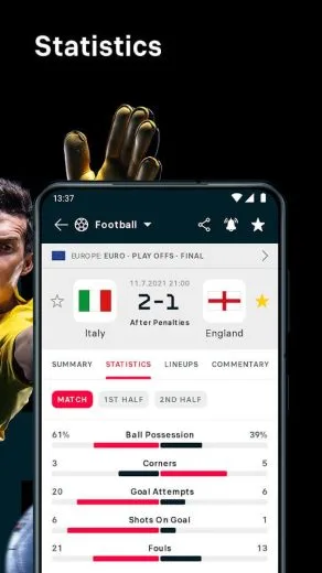 Screenshot FlashScore Plus for Android